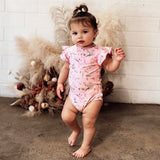 Pink Wattle Short Sleeve Bodysuit (Size 0000)