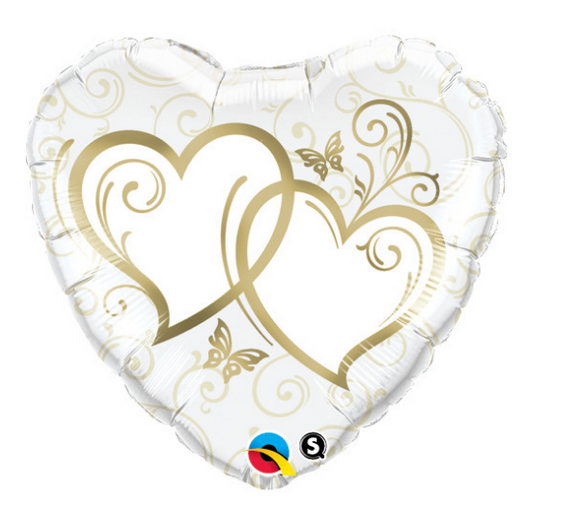 Entwined Hearts Balloon - Gifts2remember