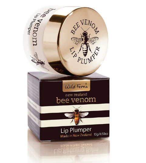 Wild Ferns Bee Venom Lip Plumper with Active Manuka Honey Lip Refining Balm