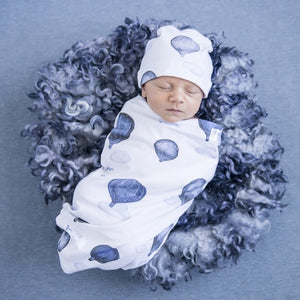 Unisex Swaddle and Beanie Set - Gifts2remember