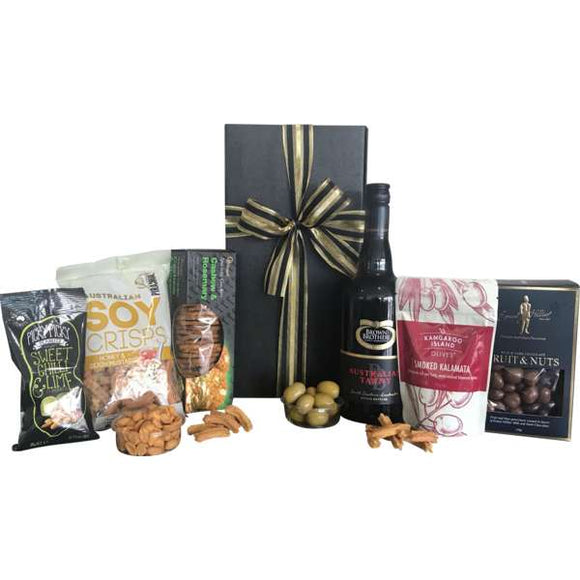 Port and Nibbles Gift Hamper - Gifts2remember