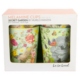 Melamine Cups - Secret Garden