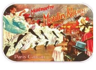 DELAUNAY LEVEILLE CARAMELS IN DECORATIVE TIN – MOULIN ROUGE