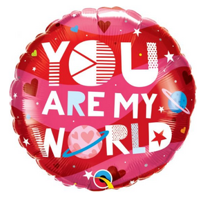 You Are My World Balloon - Gifts2remember