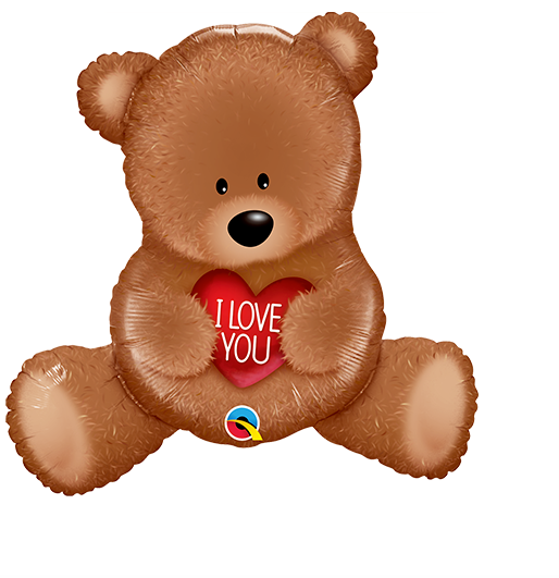 I Love You Teddy Bear Balloon - Gifts2remember