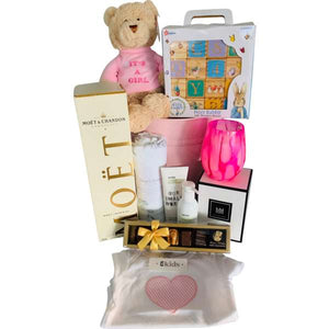 Sweet Hearts Baby Girl Gift Hamper - Gifts2remember